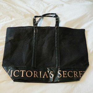 Victoria Secret Black Mesh Bag